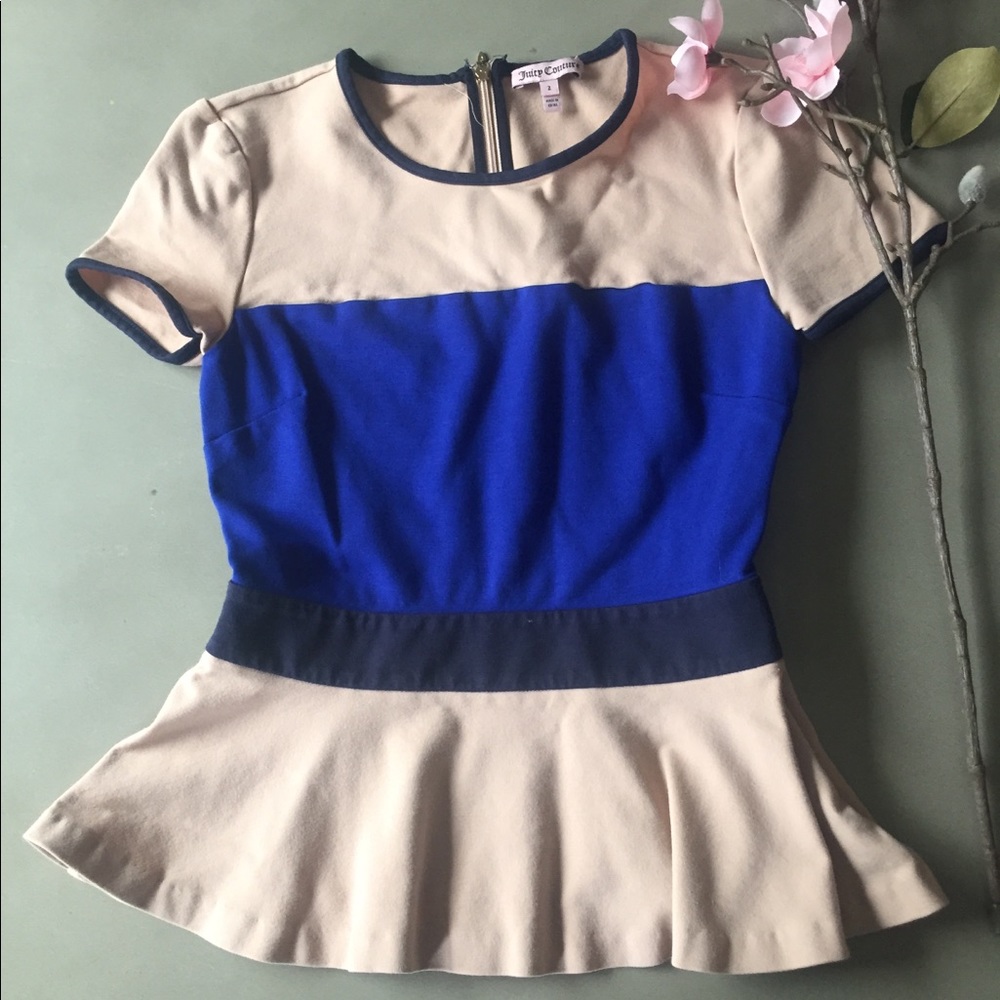 Juicy couture peplum top